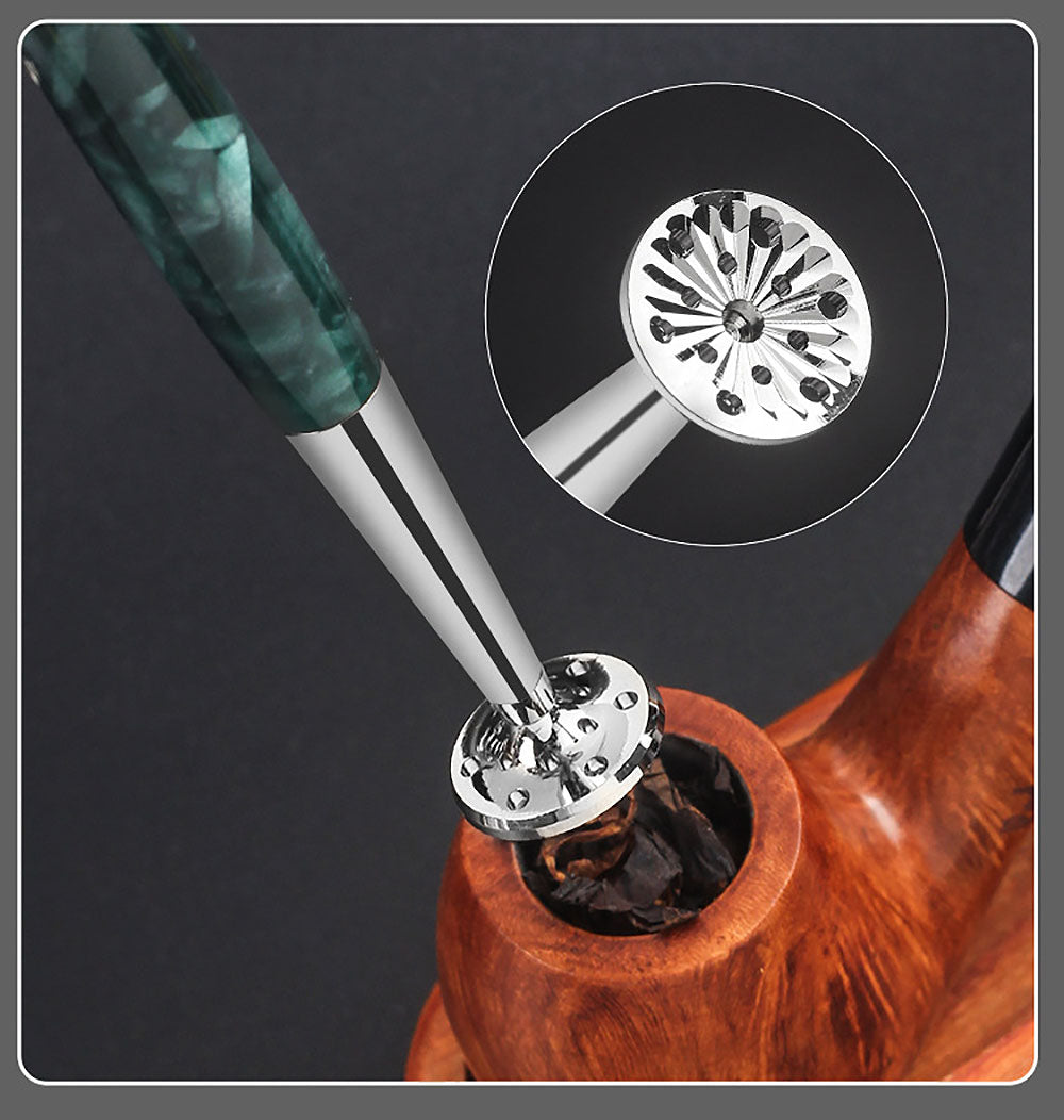 2 in 1 Smoking Tobacco Pipe Nozzle Cleaner Tamper Tool Pipe Accessories