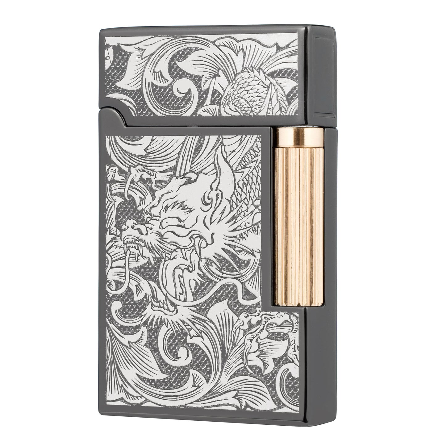 Chinese Dragon Flint Wheel Butane Refillable Soft Flame Lighter