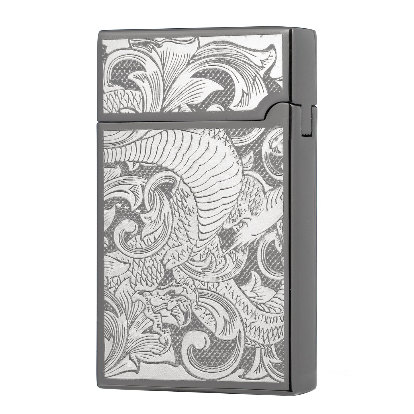 Chinese Dragon Flint Wheel Butane Refillable Soft Flame Lighter