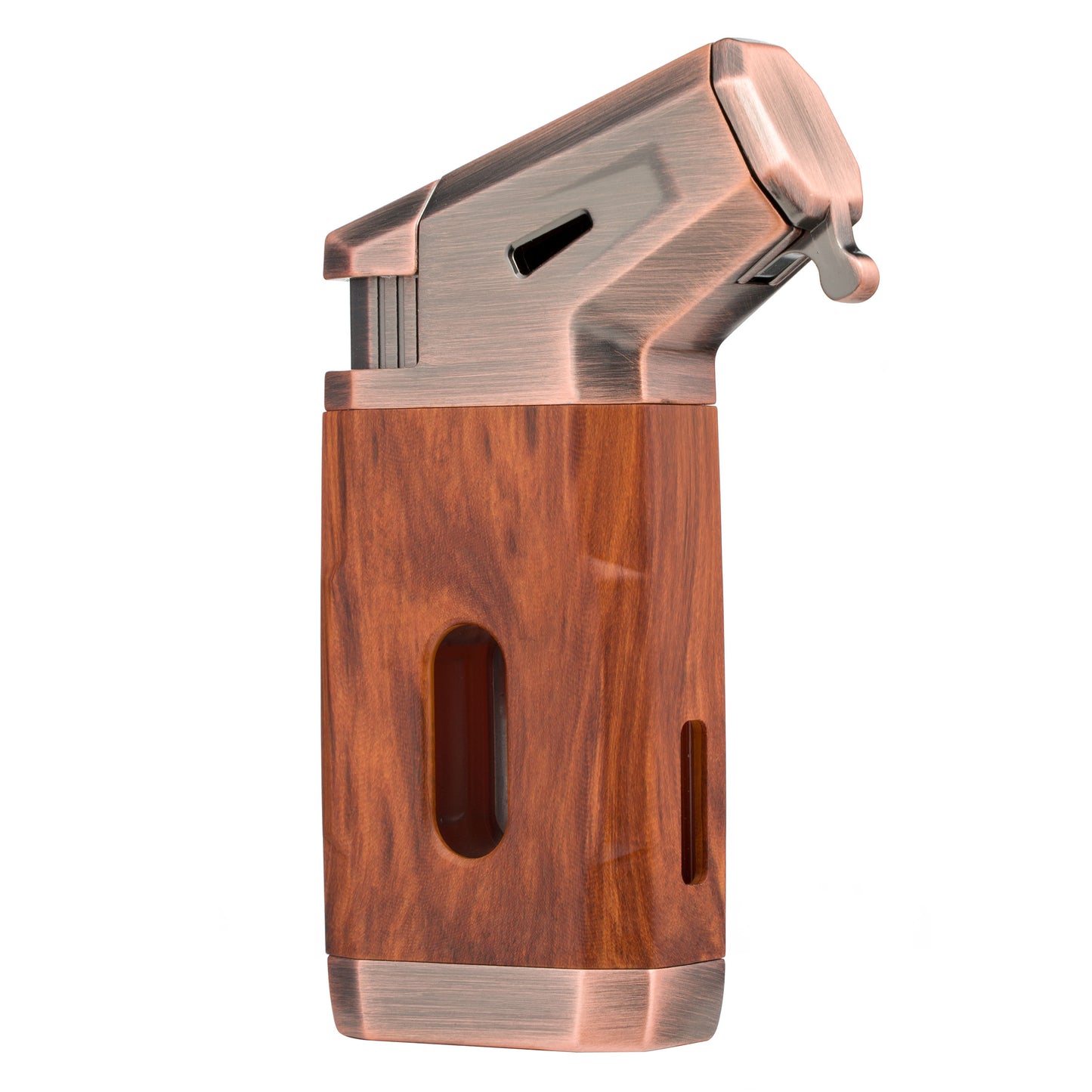 Multifunctional 2 in 1 Lighter Windproof Jet Flame Butane Refillable Torch Lighter with V Cutter