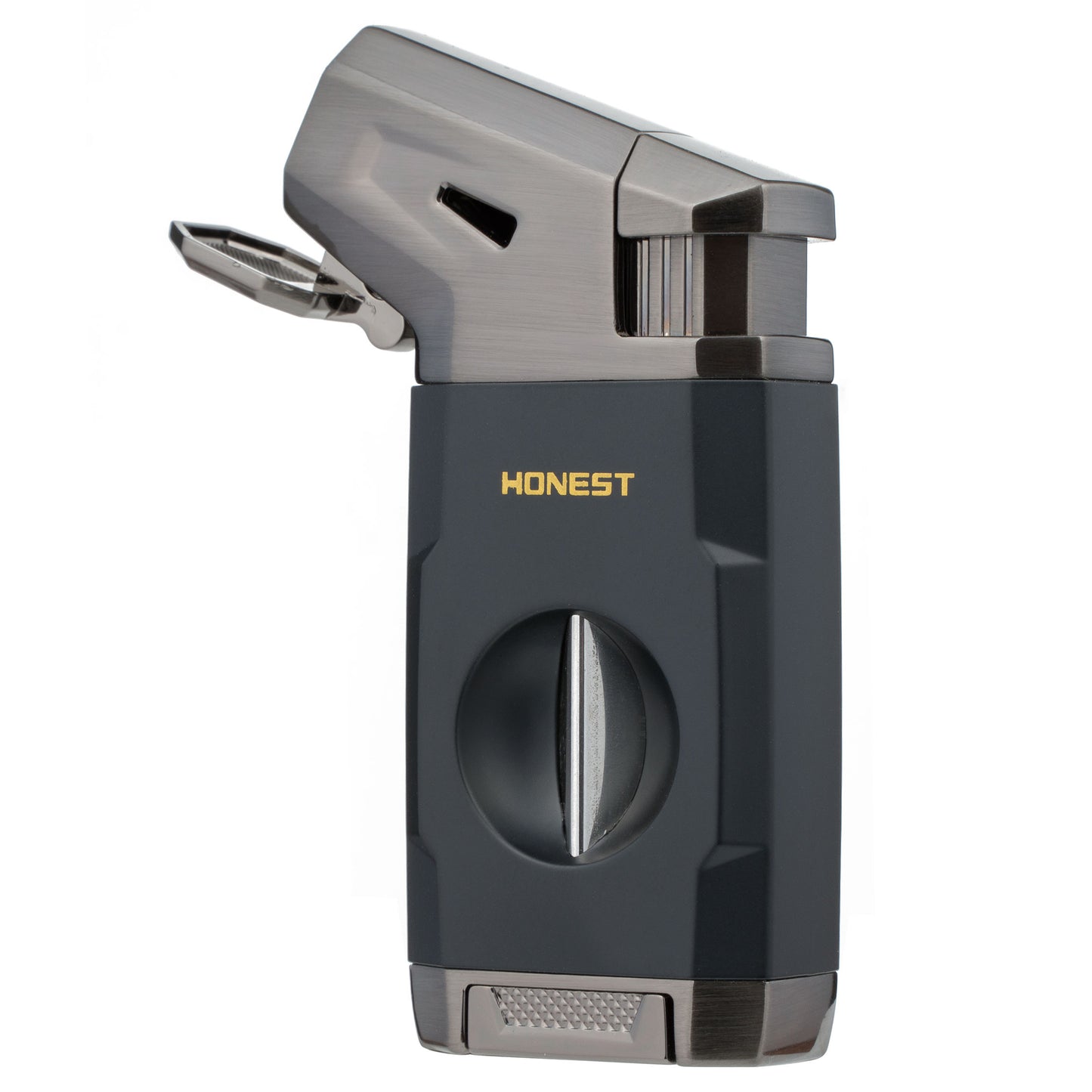 Multifunctional 2 in 1 Lighter Windproof Jet Flame Butane Refillable Torch Lighter with V Cutter