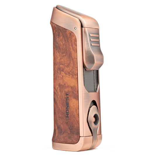 Cigar Lighter Windproof Triple Jet Flame Lighter Butane Refillable Torch Lighter with Cigar Punch