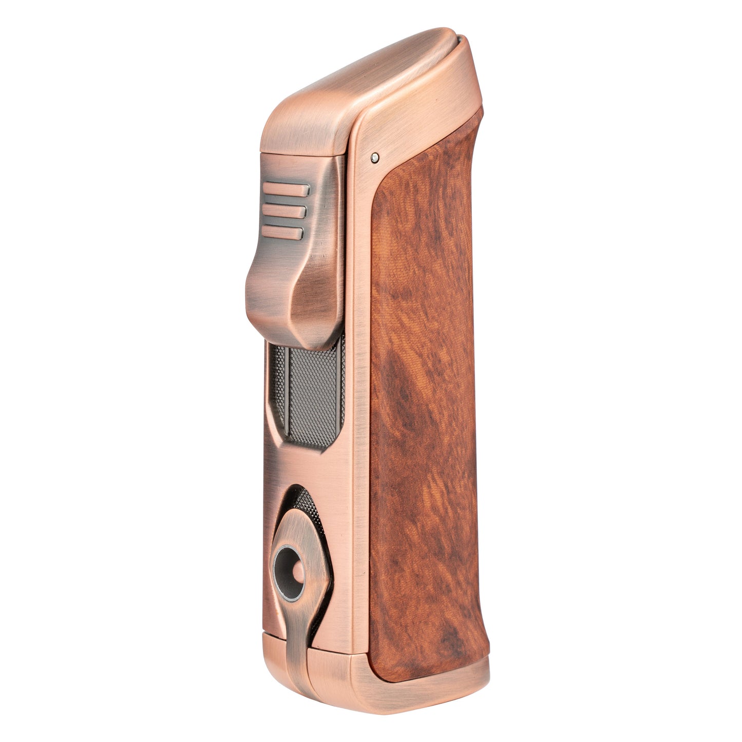 Cigar Lighter Windproof Triple Jet Flame Lighter Butane Refillable Torch Lighter with Cigar Punch