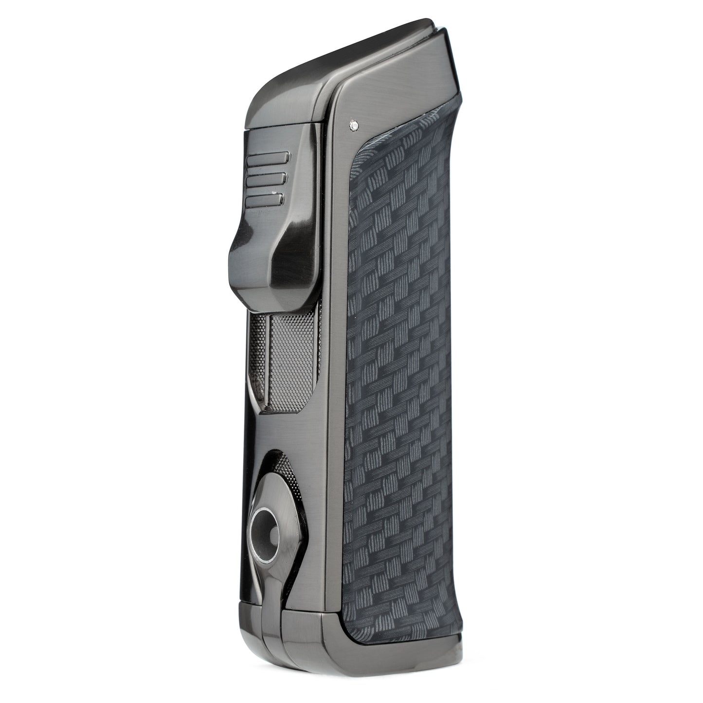 Cigar Lighter Windproof Triple Jet Flame Lighter Butane Refillable Torch Lighter with Cigar Punch