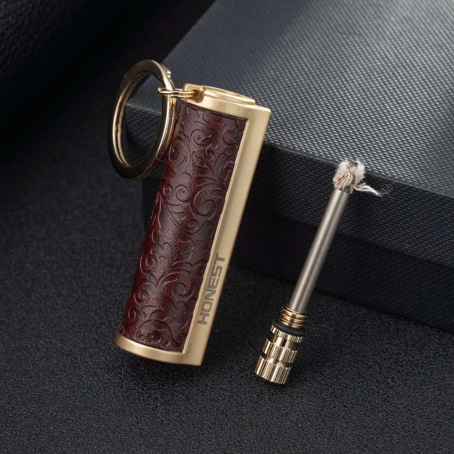 Kerosene Lighter Permanent Match Keychain Lighter Waterproof Matchstick Survival Flint Fire Starter