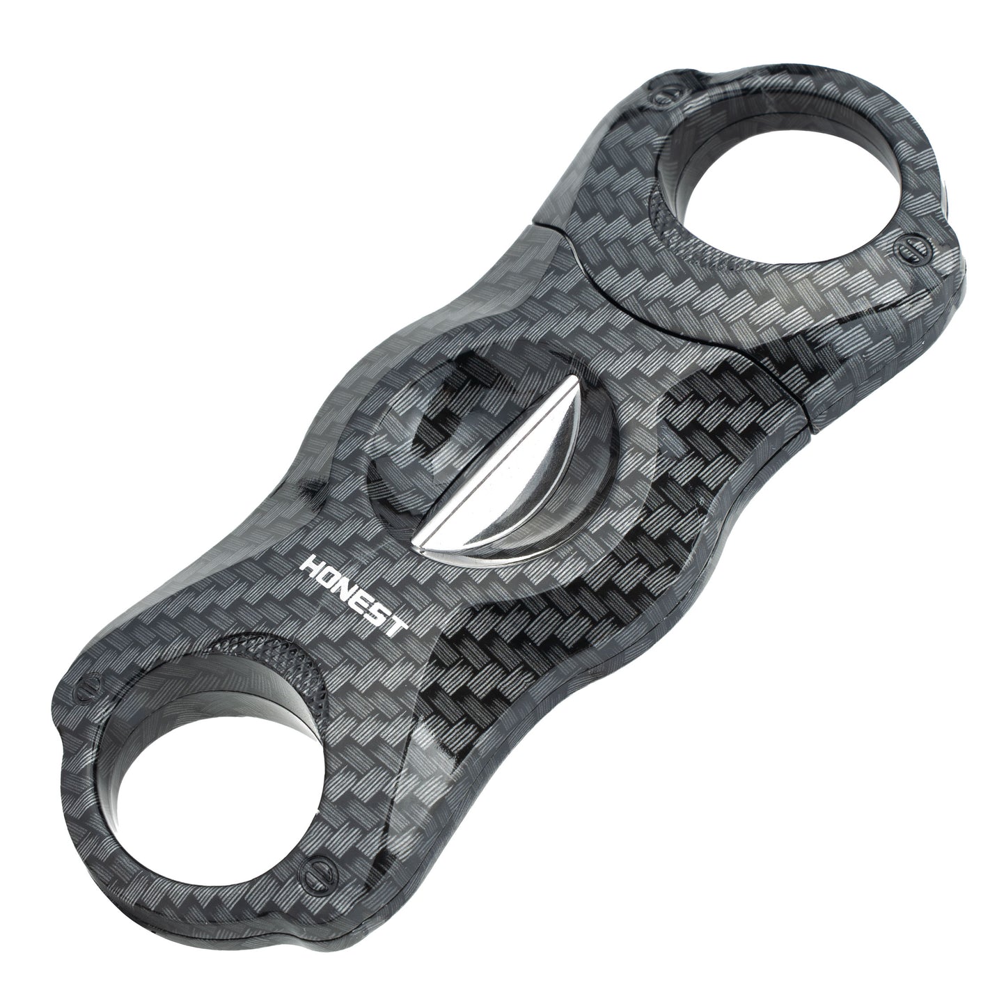 Professional V-Cut Cigar Cutter with Stainless Steel Blade, Ergonomic Plastic Guillotine Design, Precision Cutting for All Cigar Sizes, Portable for Home, Office & Travel Use