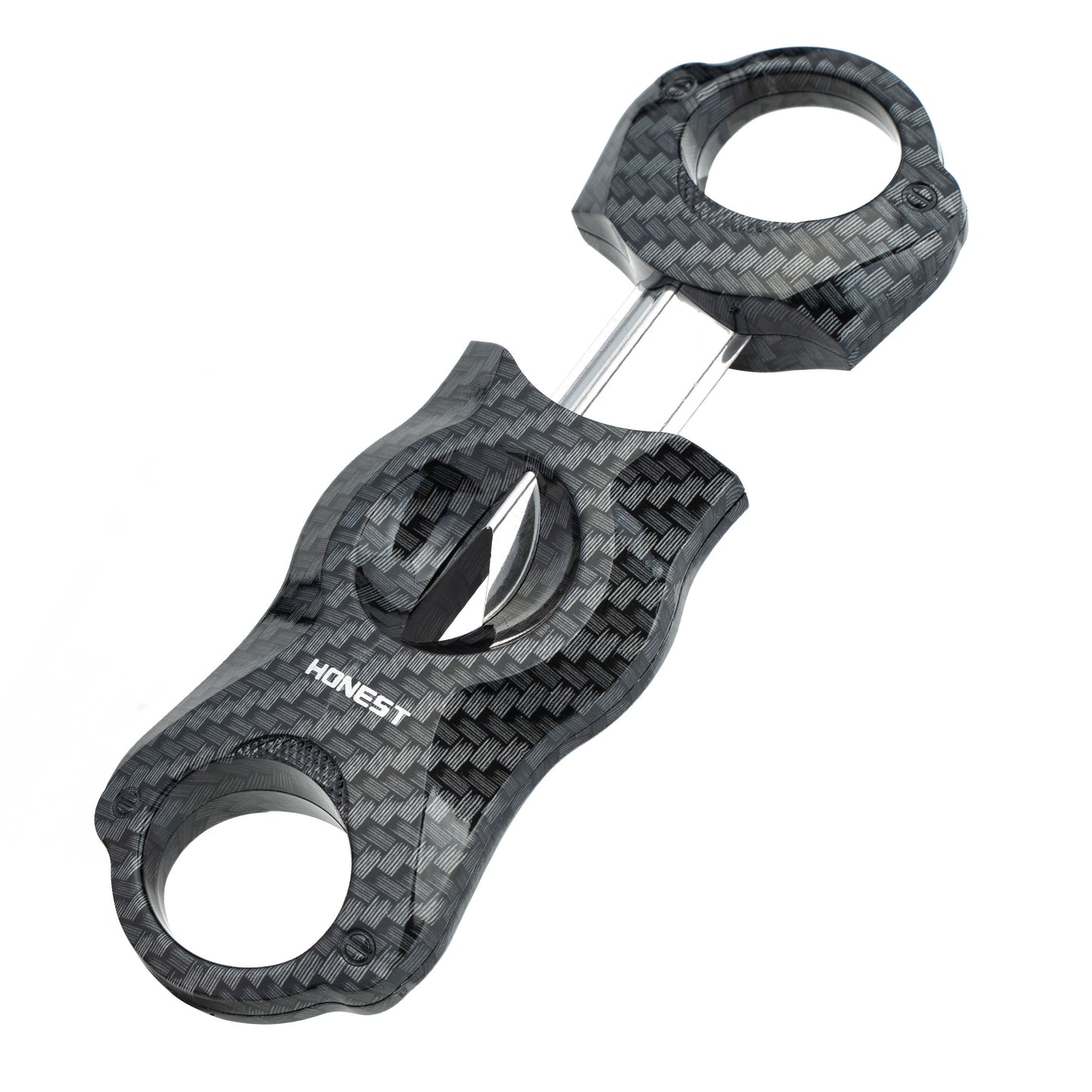 Professional V-Cut Cigar Cutter with Stainless Steel Blade, Ergonomic Plastic Guillotine Design, Precision Cutting for All Cigar Sizes, Portable for Home, Office & Travel Use