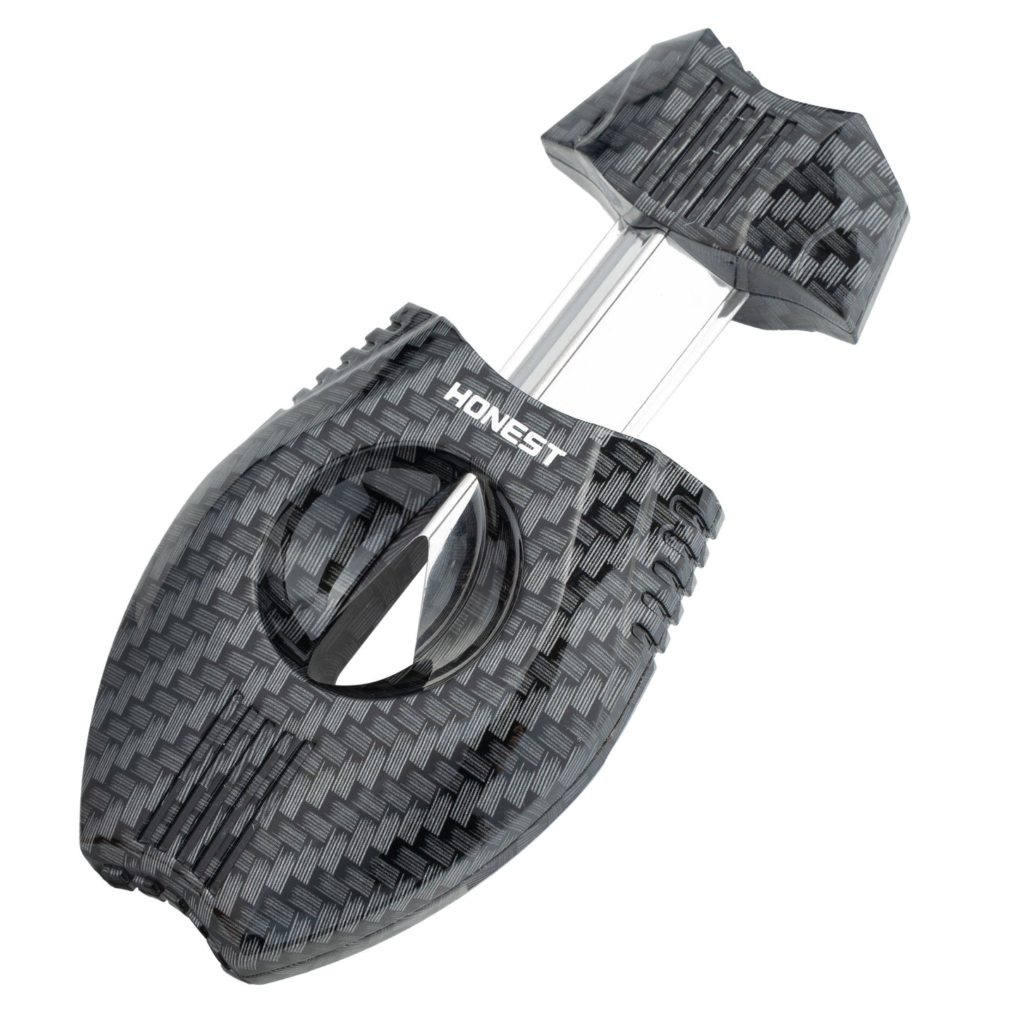 Professional V-Cut Cigar Cutter with Stainless Steel Blade, Ergonomic Plastic Guillotine Design, Precision Cutting for All Cigar Sizes, Portable for Home, Office & Travel Use