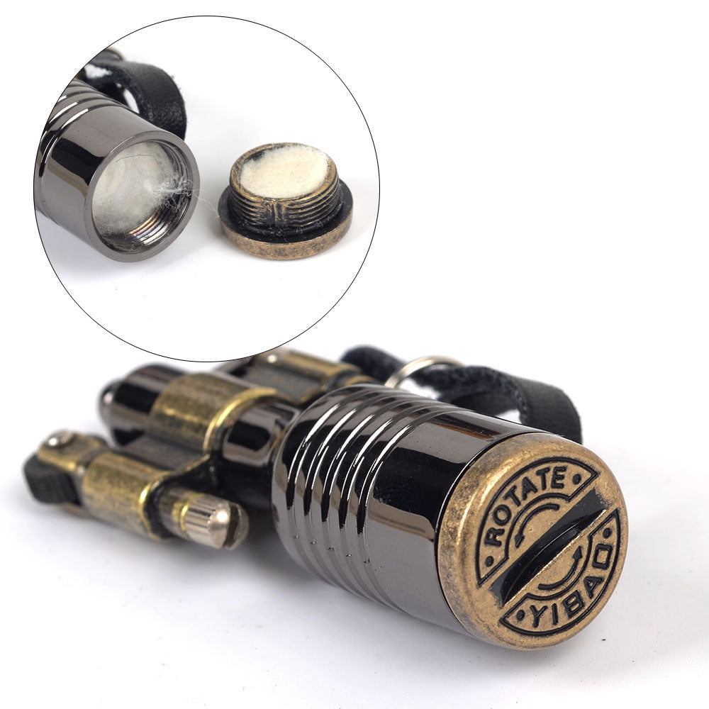 Metal Mini Portable Pocket Flint Wheel Kerosene Petrol Cigarette Lighter