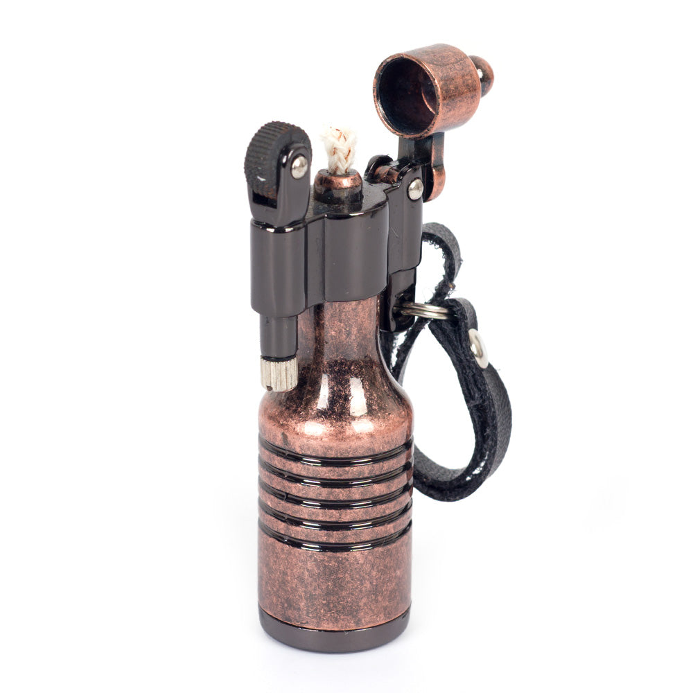 Metal Mini Portable Pocket Flint Wheel Kerosene Petrol Cigarette Lighter