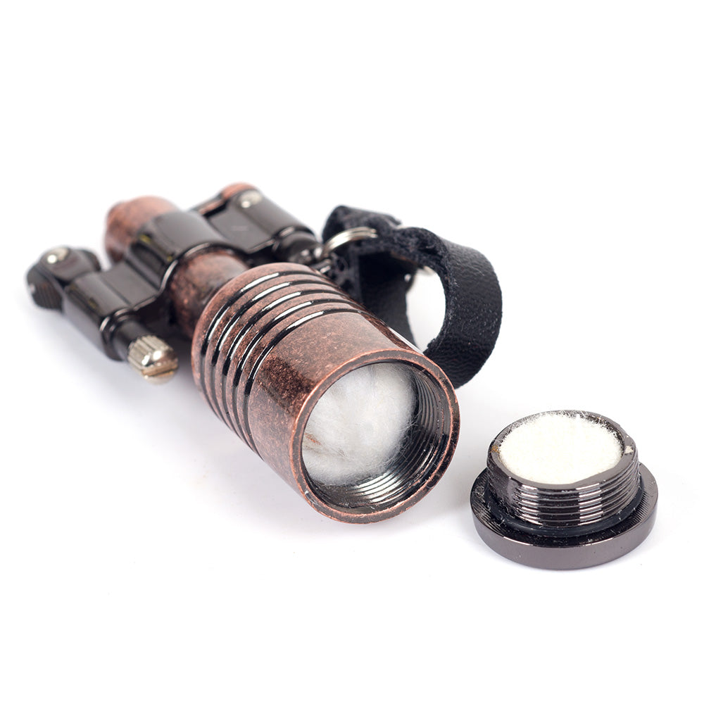 Metal Mini Portable Pocket Flint Wheel Kerosene Petrol Cigarette Lighter