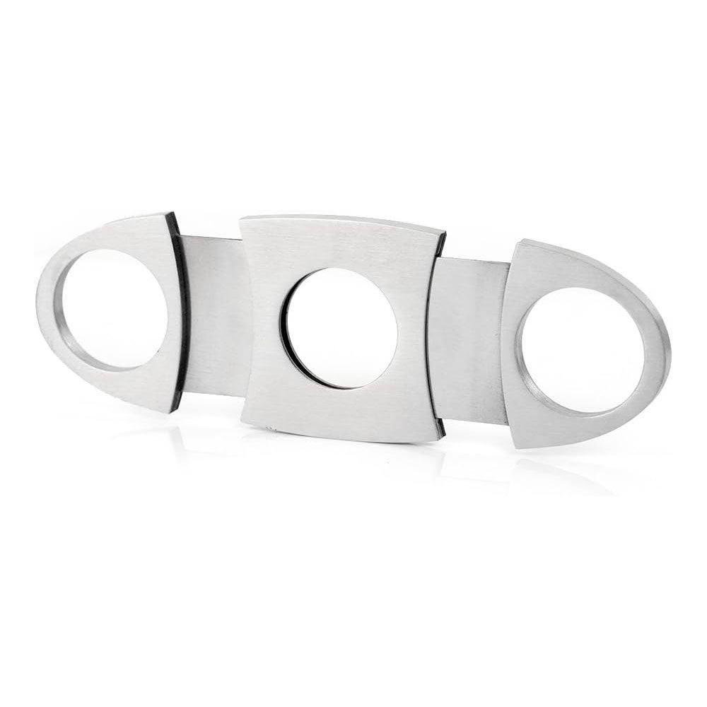 Classic Double Blade Stainless Steel Cigar Cutter Guillotine Scissors